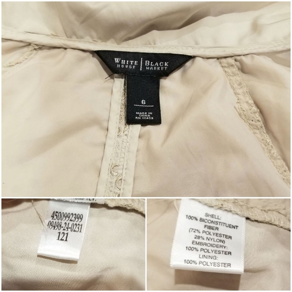 WHBM eyelet zip up jacket - Picture 7 of 9